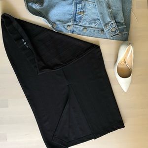 Zara black midi pencil skirt Sz Small